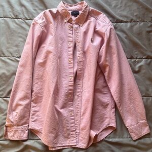 Men’s Pink Ralph Lauren button up shirt